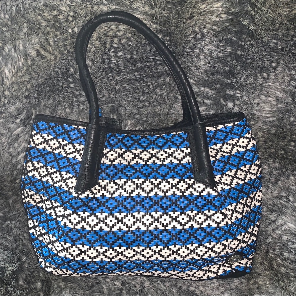 Vince Camuto Harlo Eletric Blue Tote - Picture 7 of 7